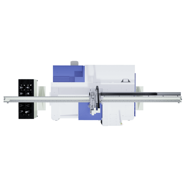 Top View-CNC Gantry Robot with Feeding Table Top View CNC Gantry Robot Feeding Table